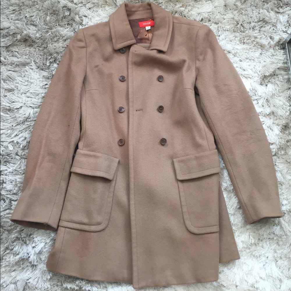 Light brown peacoat